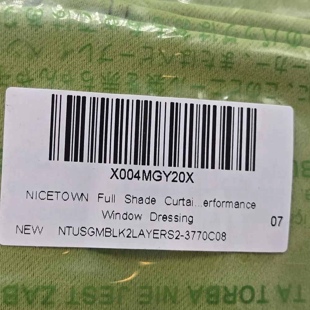 Lime Green 2 Panel Full Shade Curtains 37x70